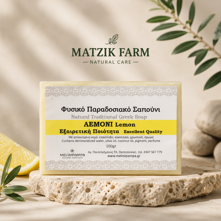Σαπούνι Φυσικό Λεμόνι 100gr