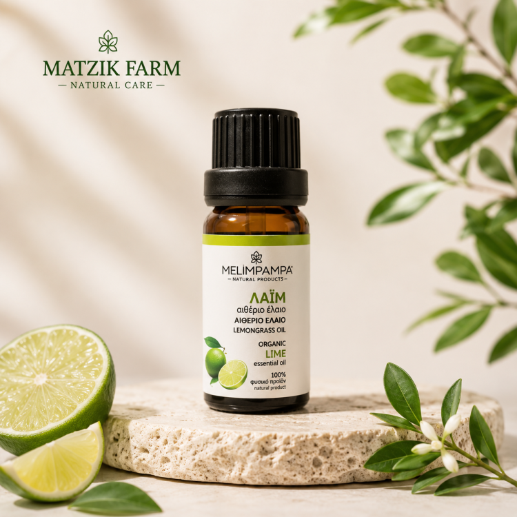 LIME ΜΟΣΧΟΛΕΜΟΝΟ ΒΙΟΛΟΓΙΚΟ αιθέριο έλαιο β-10ml