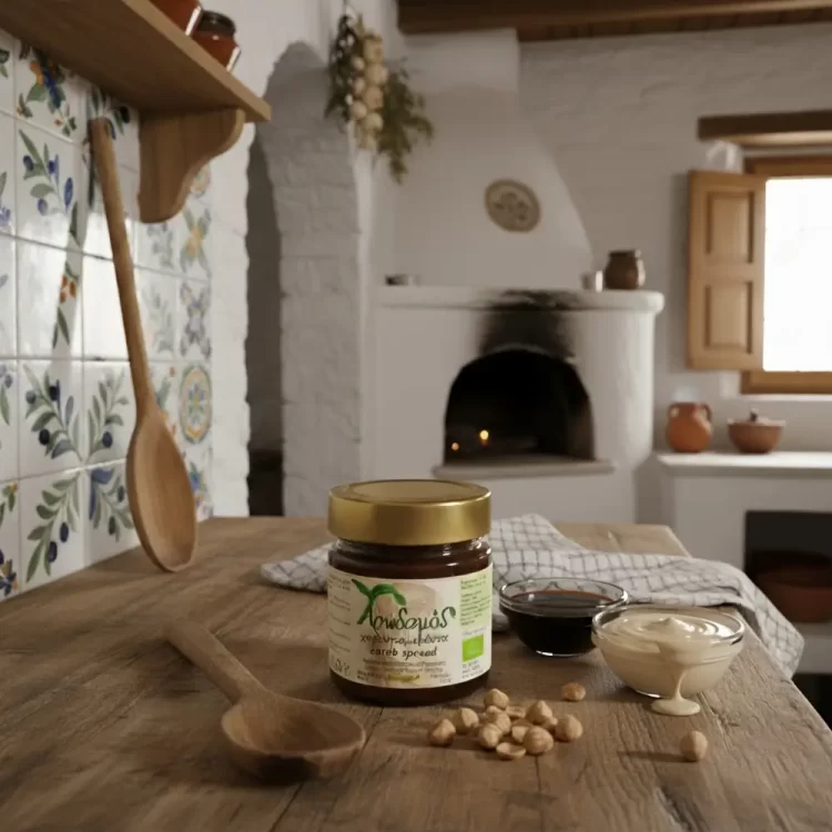 Χαρουπομερέντα Βιολογική με Φουντούκια, Χαρουπόμελο & Ταχίνι